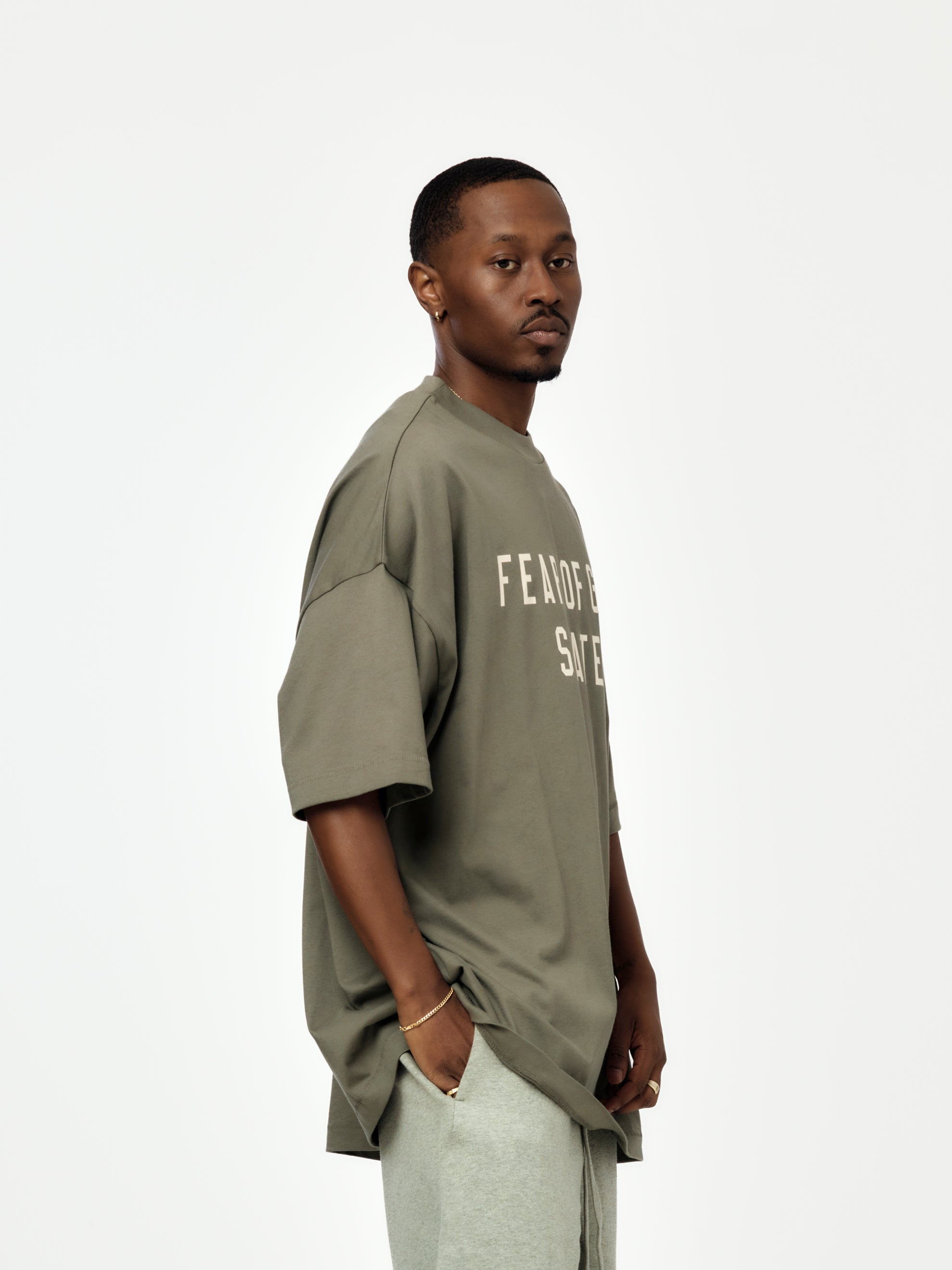 90'S FIT T-SHIRT (MOSS) - 2