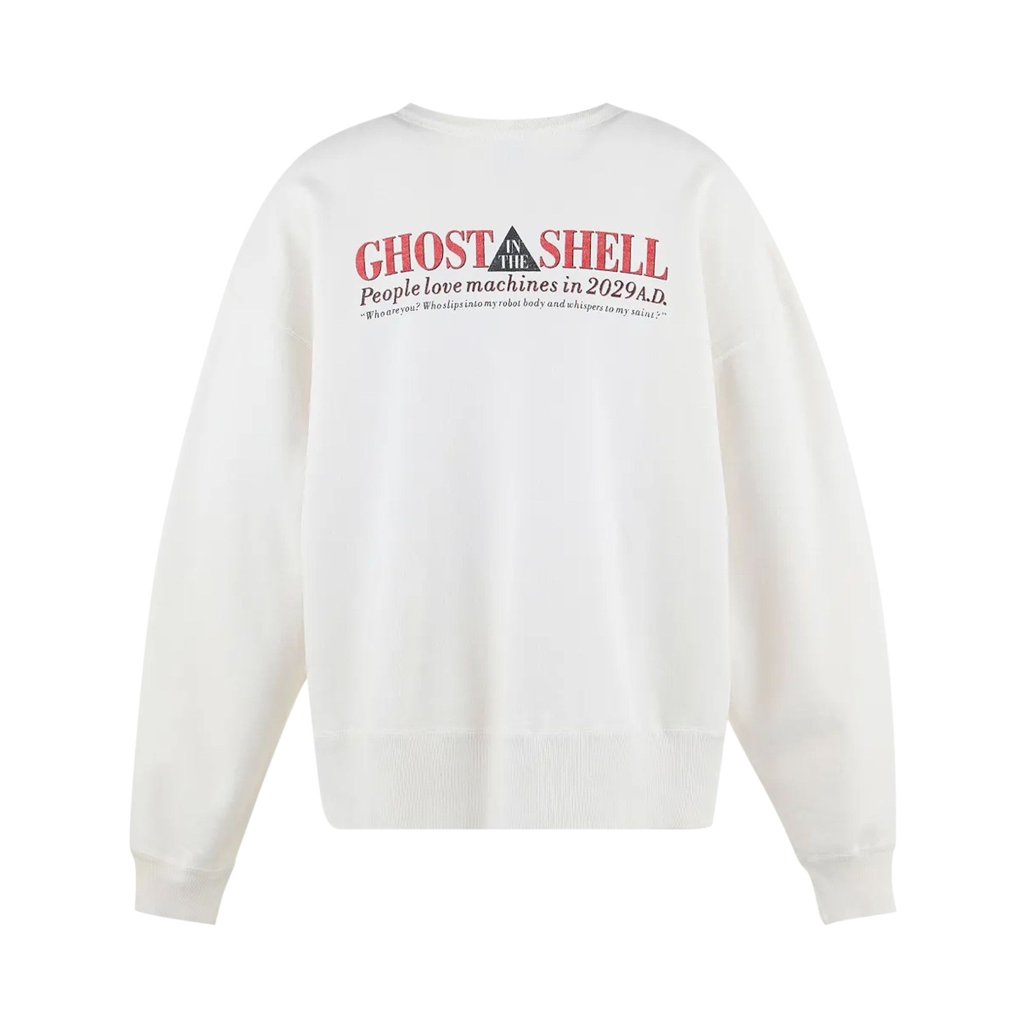 SAINT Mxxxxxx x Ghost in the Shell Crewneck Sweatshirt 'White' - 2