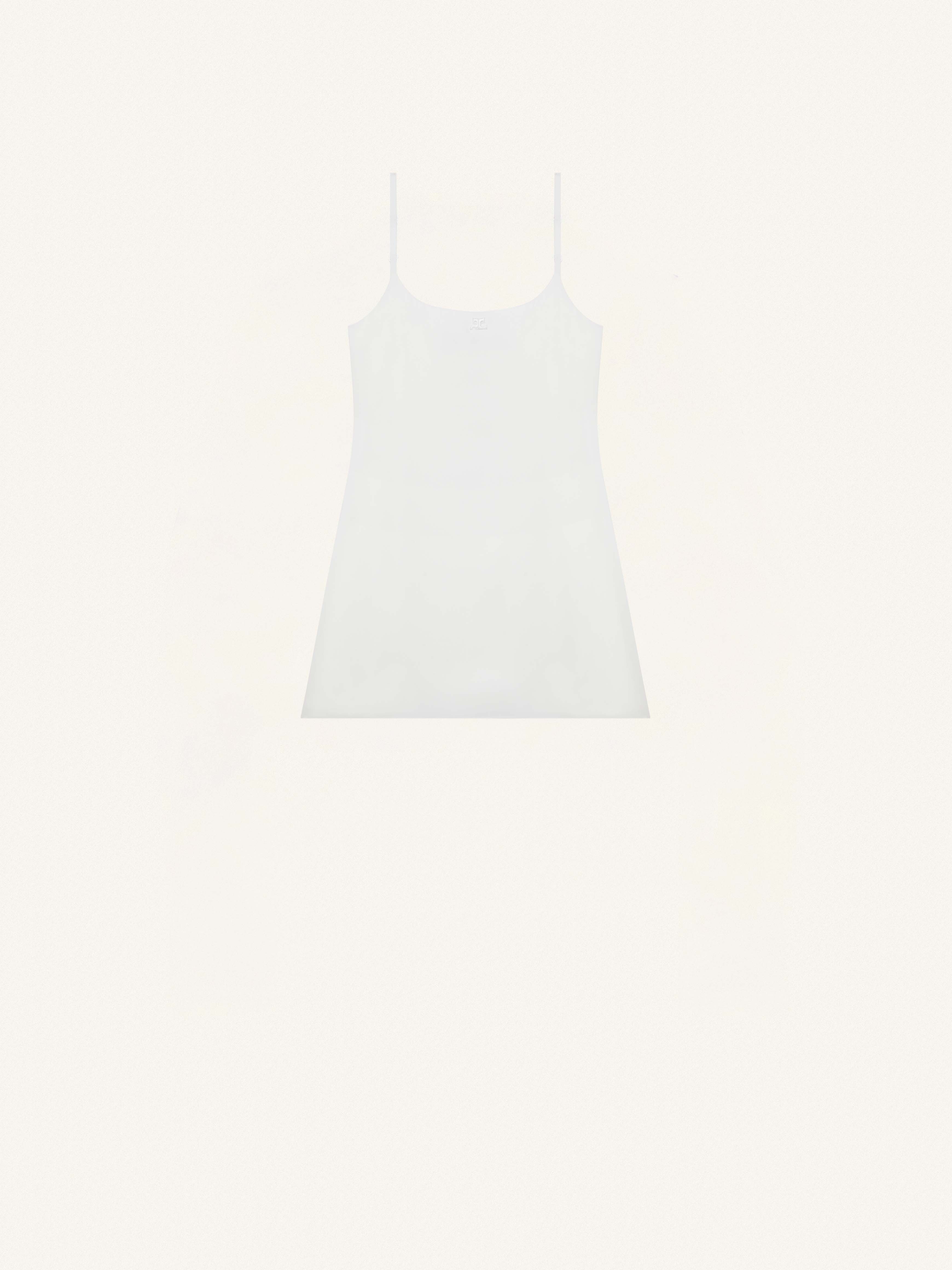 MIXED SILK MINI SLIP DRESS - 1