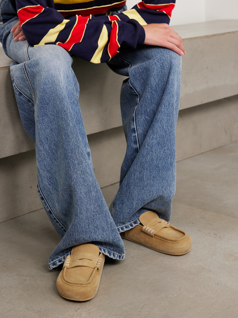 JW Anderson Stitch Suede Mules outlook