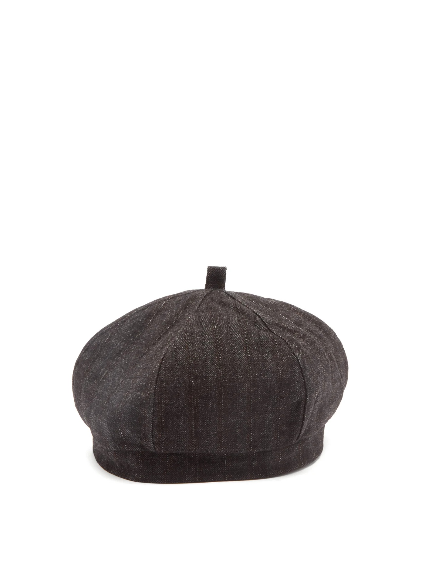 Striped tweed beret - 1