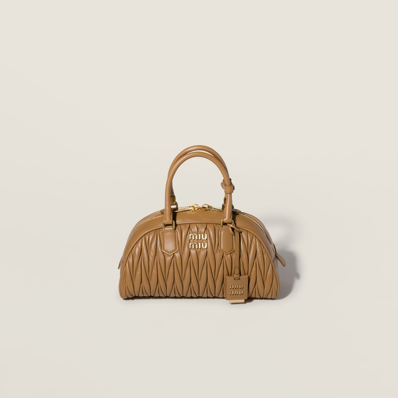 Arcadie matelassé nappa leather bag 1