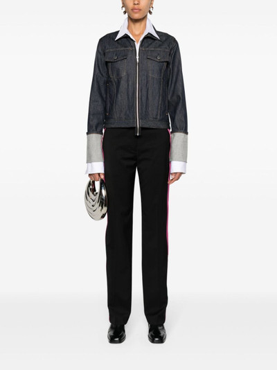 Helmut Lang classic-collar denim jacket outlook