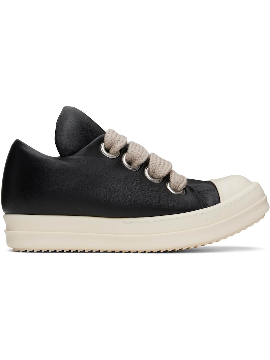 Black Hollywood Jumbolaced Low Sneakers - 1