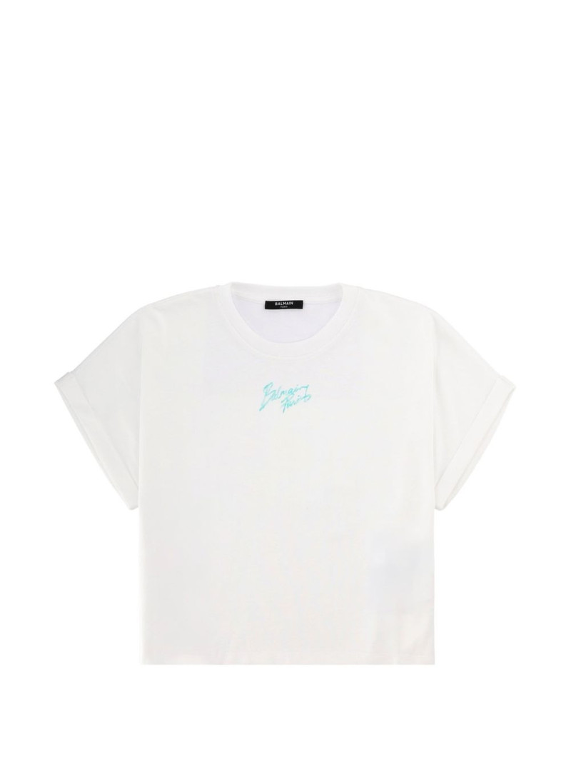 rolled-sleeve T-shirt 1
