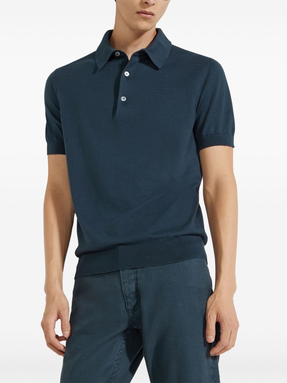 cotton polo shirt - 2