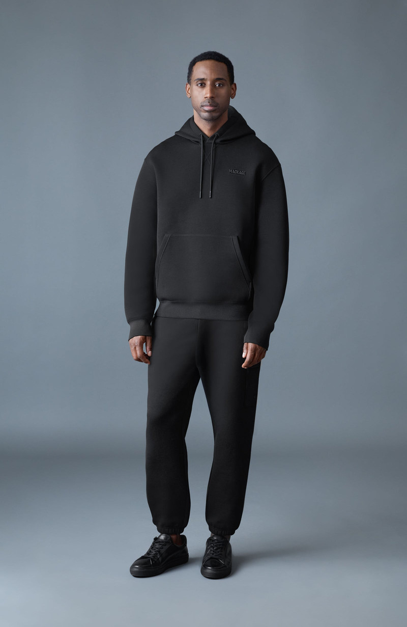 KOLTON Double-Face Jersey Logo Hoodie - 1
