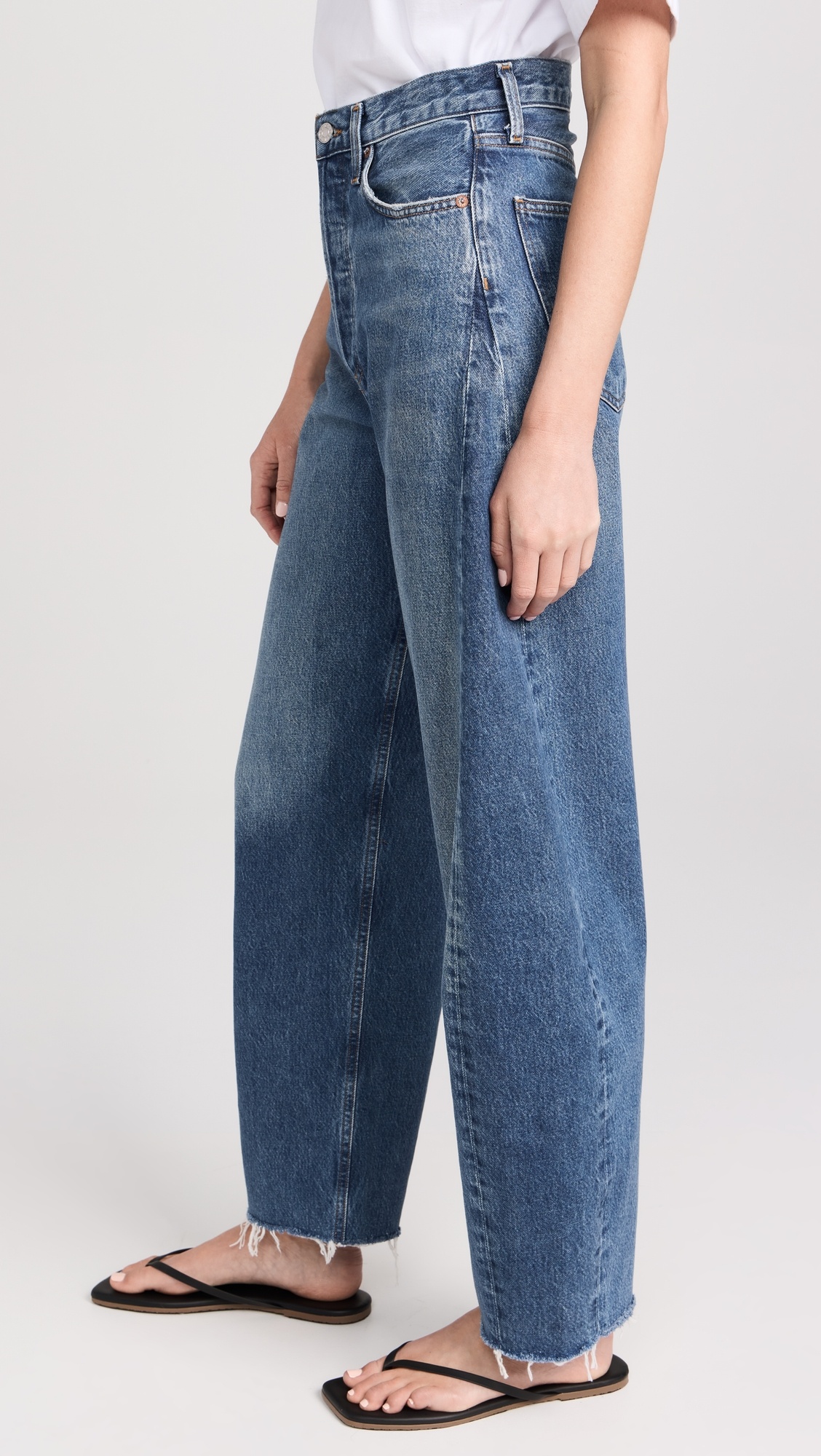 Luna High Rise Curved Taper Jeans - 3