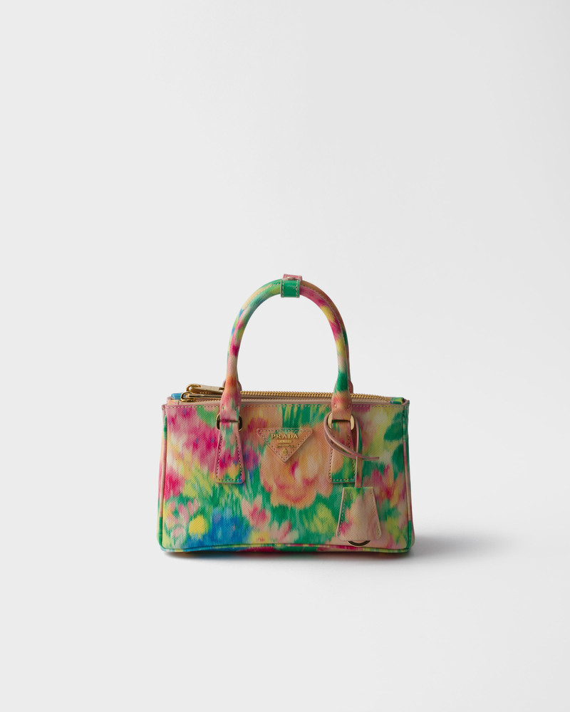 Prada Galleria printed Saffiano leather mini-bag 1