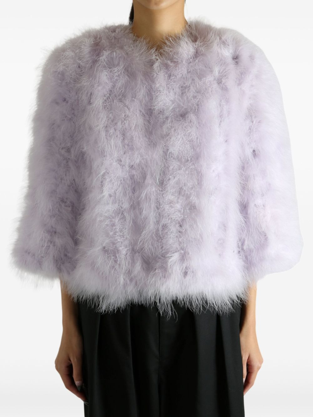 feather jacket - 2