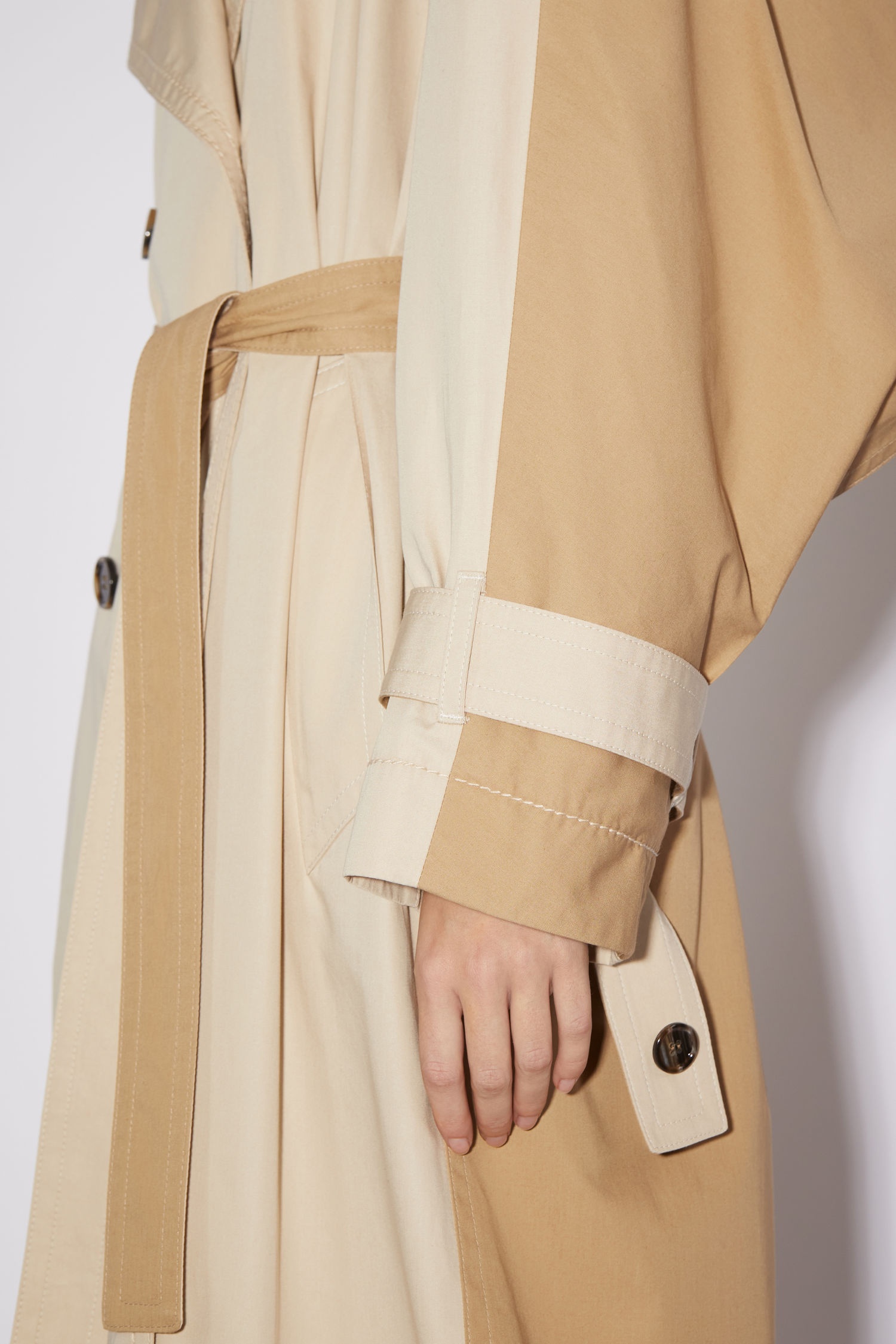 Cotton trench coat - Beige - 7