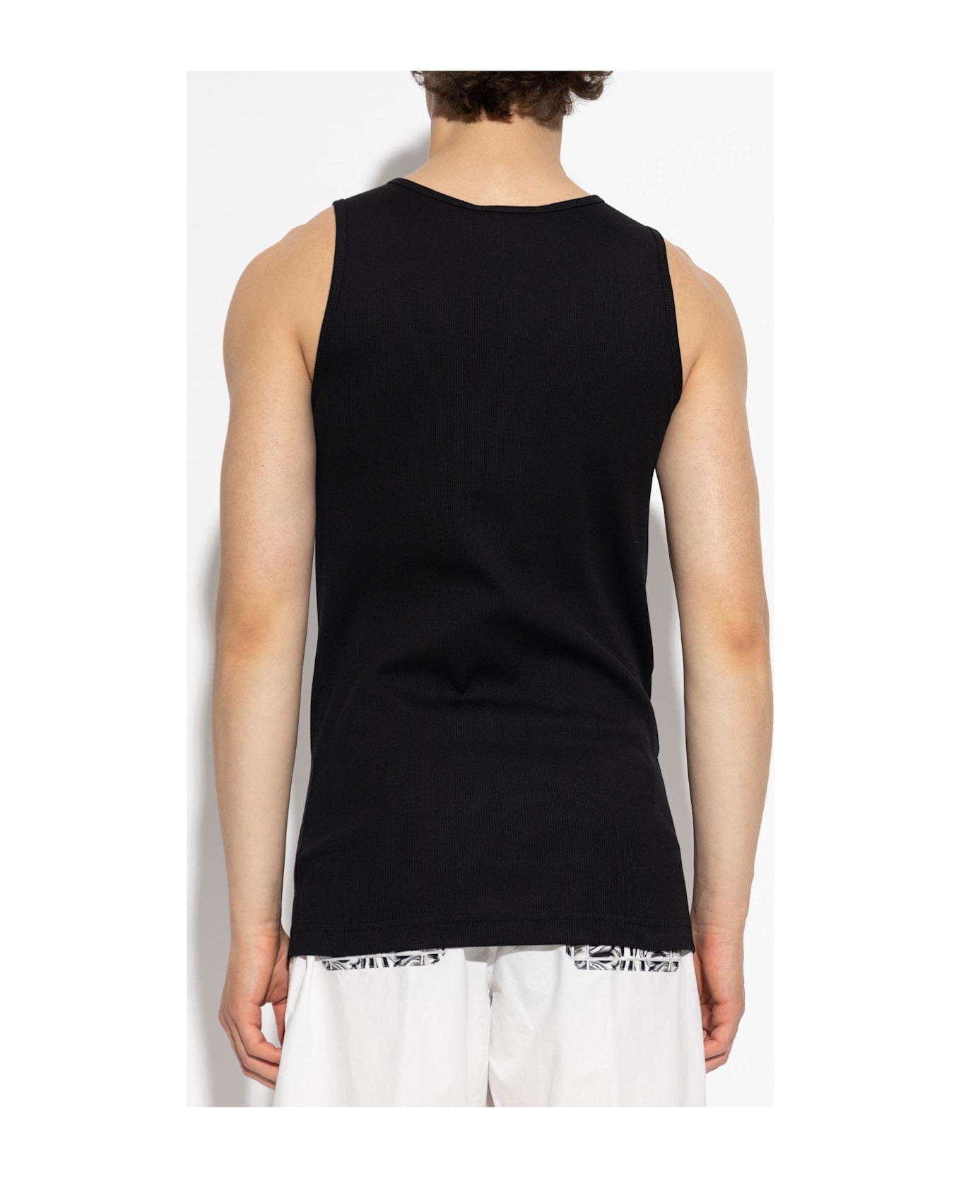 Dolce & Gabbana Ribbed Sleeveless T-shirt - 4