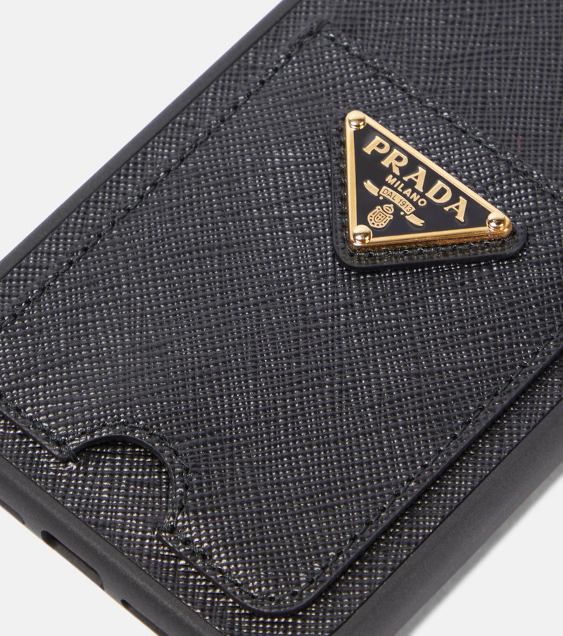Prada iPhone 14 Max leather case outlook