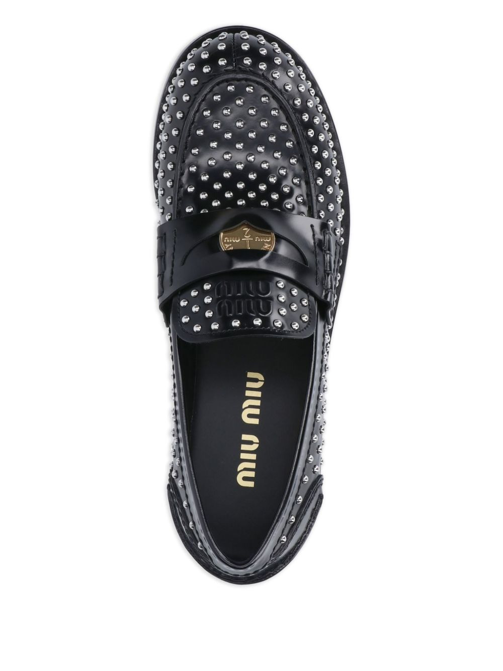 studded penny loafers - 5