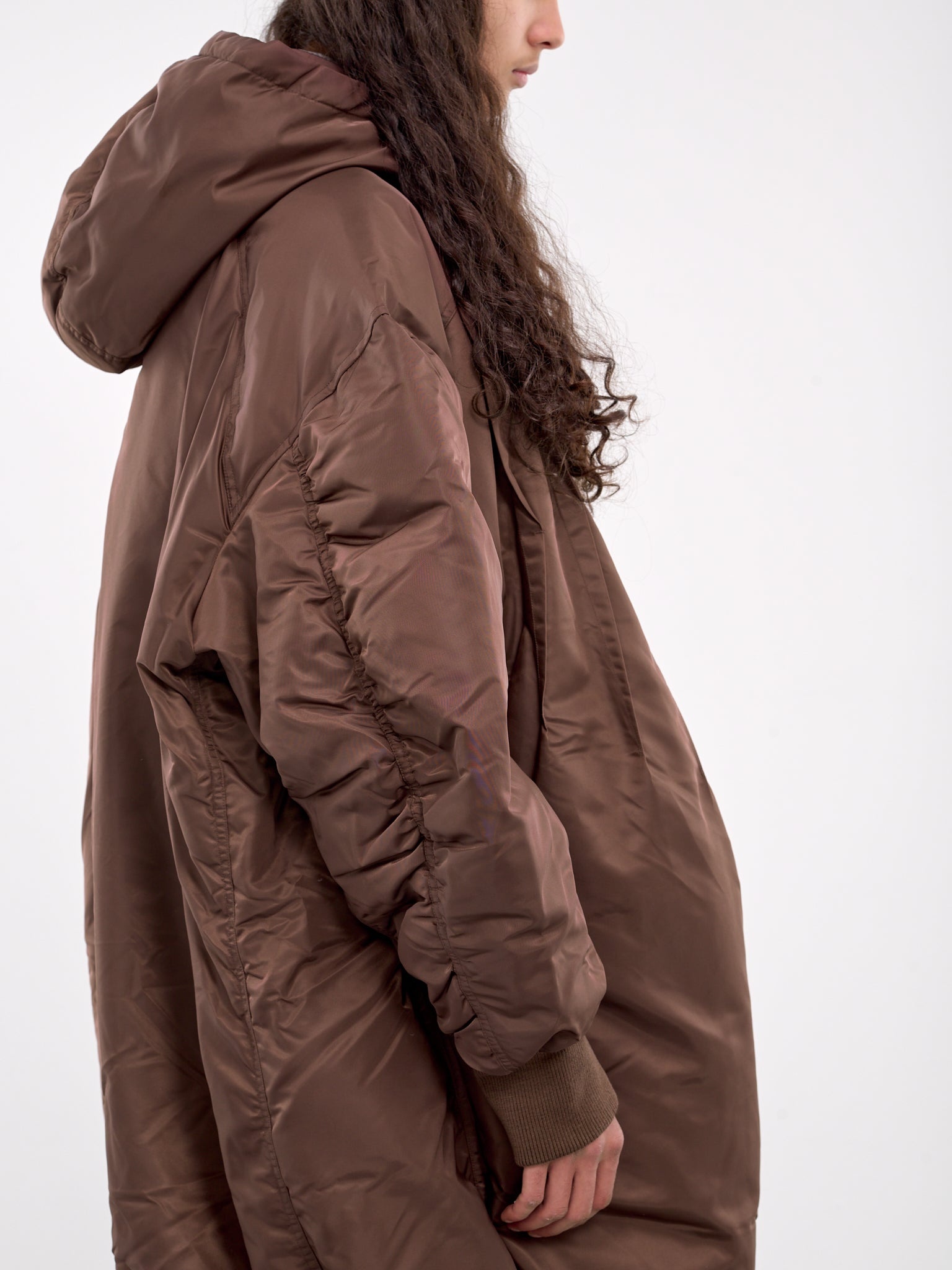 Folding Nylon Down Coat - 4