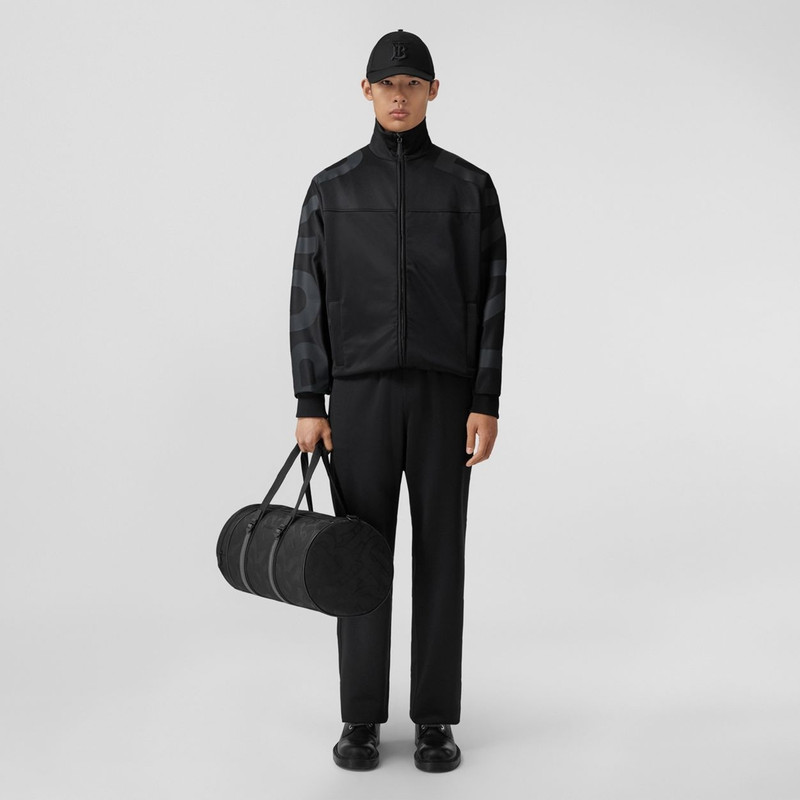 Medium Monogram Jacquard Barrel Bag 6