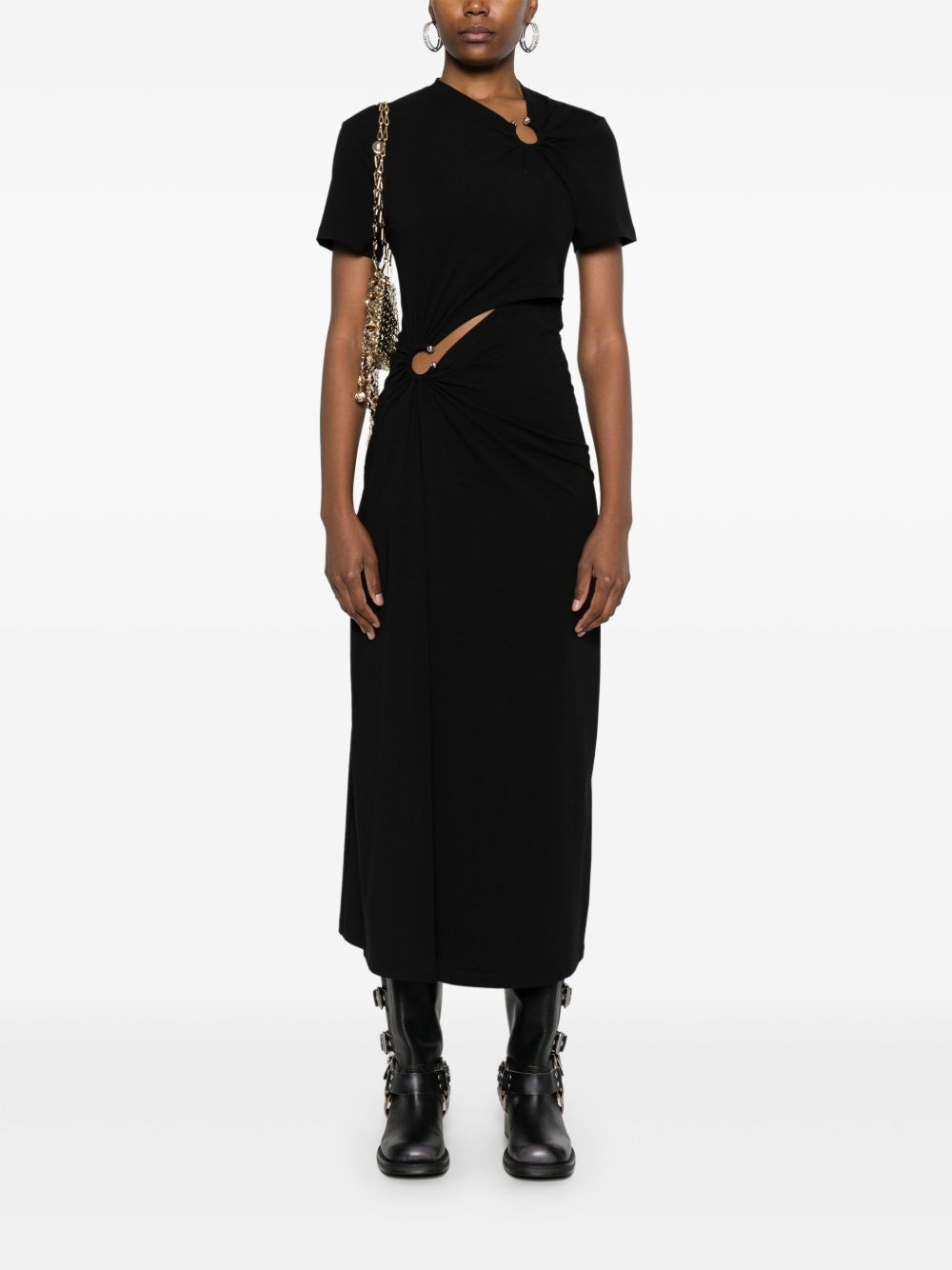 jersey midi dress - 2