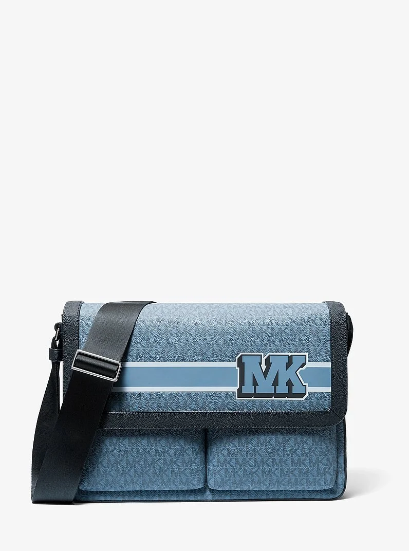 Pacey Embellished Signature Logo Messenger Bag - 1