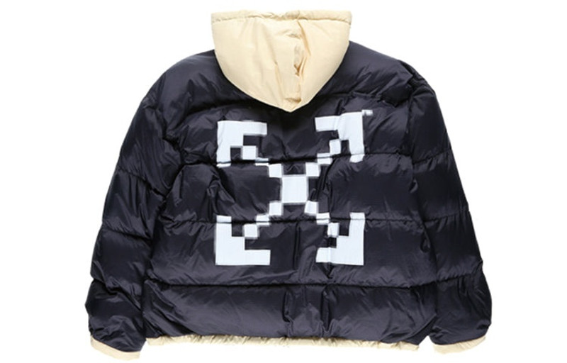 Off-White Off-White FW19 Scaffolding Zipped Puffer Arrow Jacket Men Blue OMED019F19E150253201 outlook