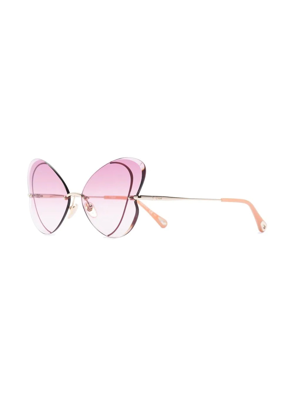 Tayla butterfly-frame sunglasses - 7