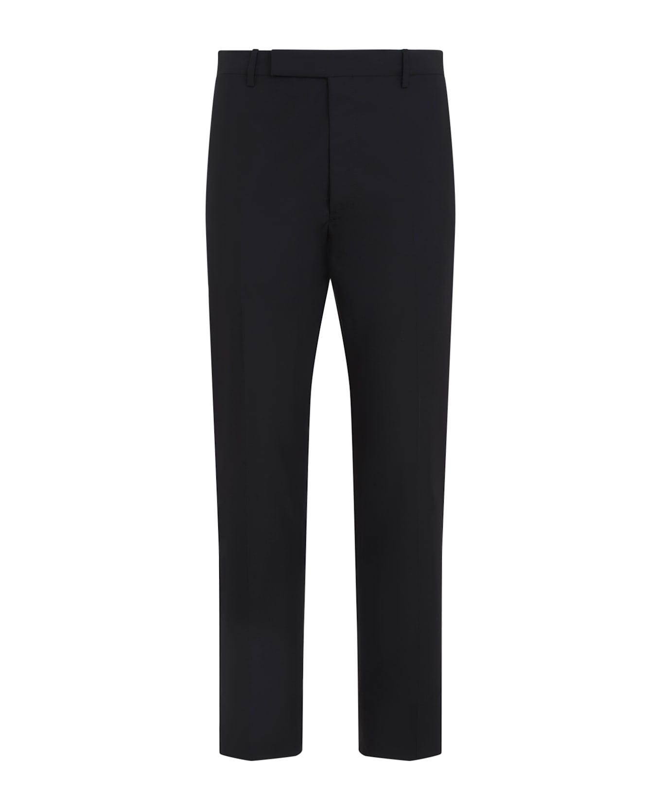 Cotton Blend Trousers - 2