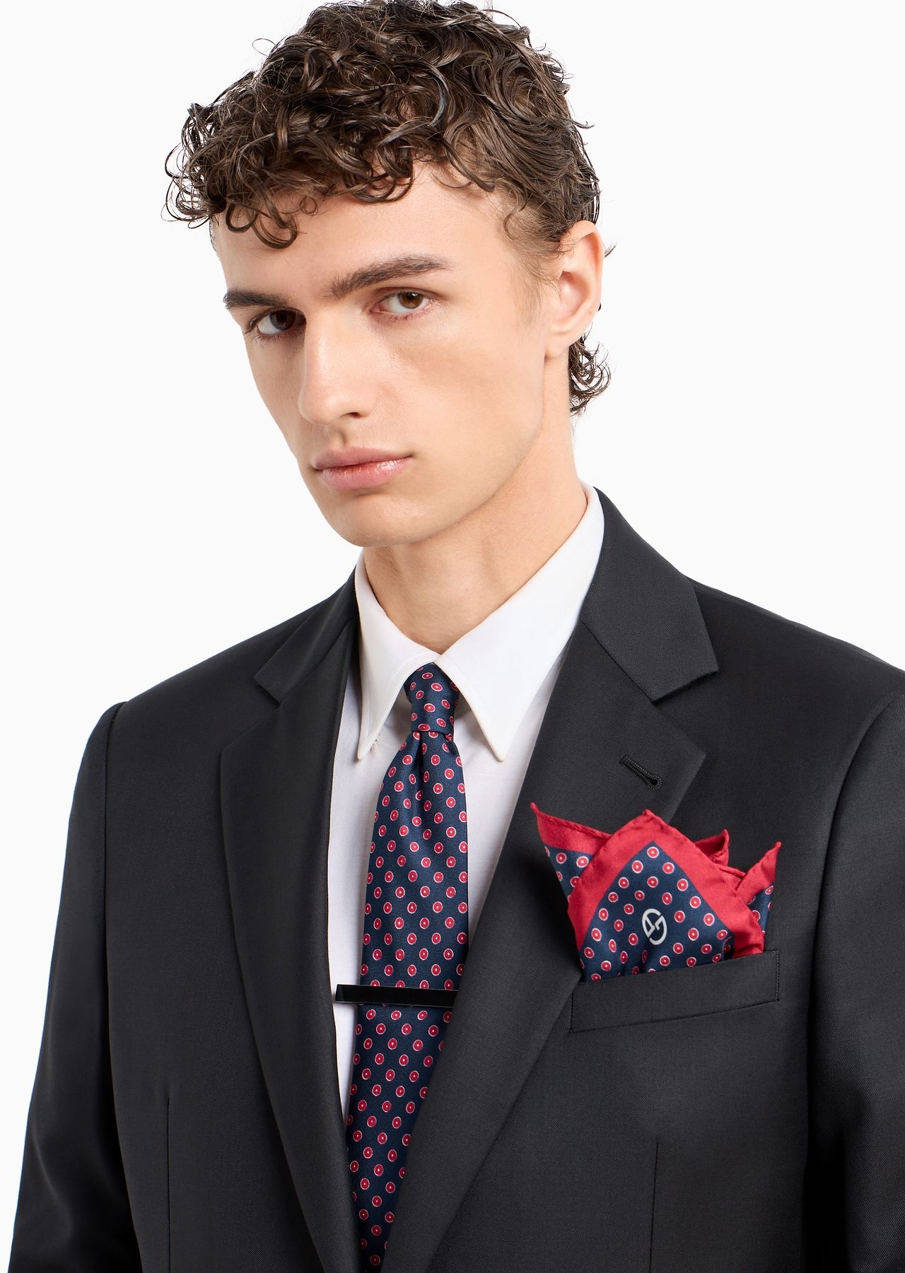 ASV printed silk pocket square - 3