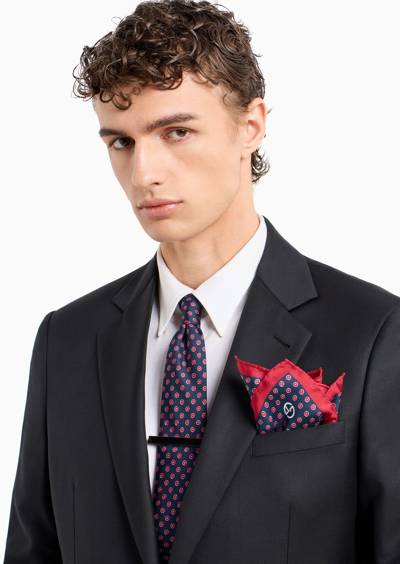 ASV printed silk pocket square 3