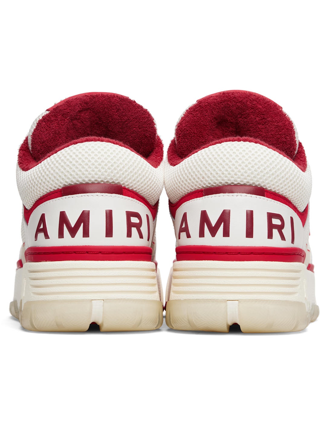 White & Red MA-1 Sneakers - 2