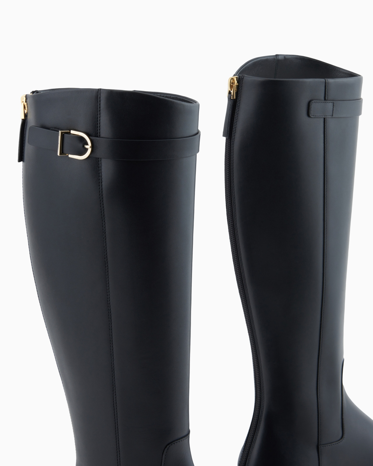 SMOOTH LEATHER HIGH BOOTS - 4