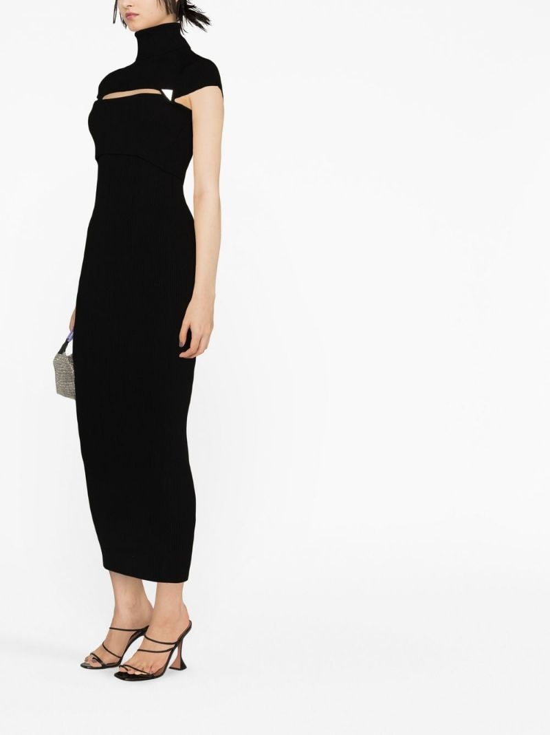 cut-out maxi dress - 4