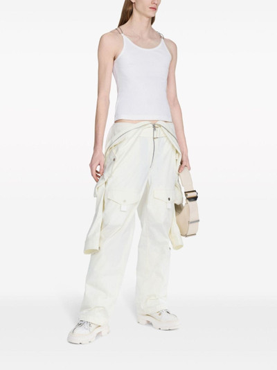 Dion Lee ribbed organic-cotton tank top outlook