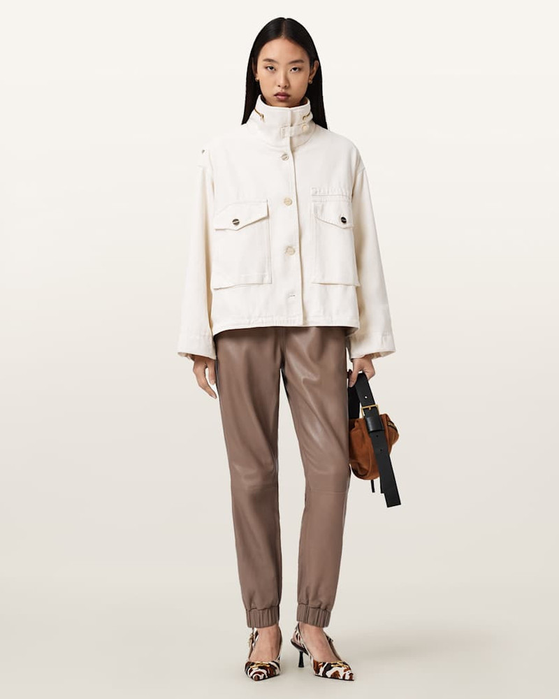 ALLSAINTS JEN LEATHER SWEATPANTS outlook