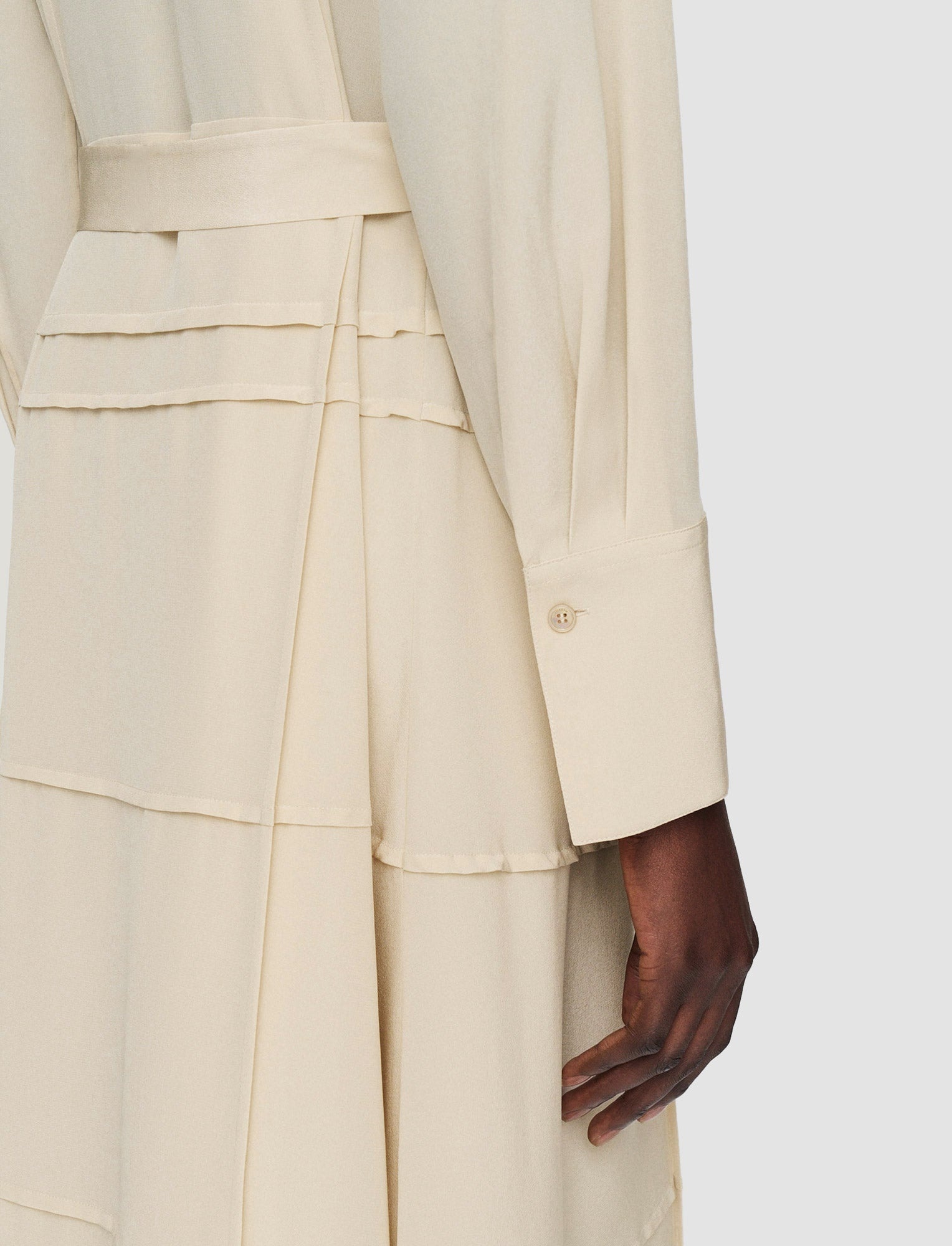 Silk Crepe de Soie Helene Dress - 6