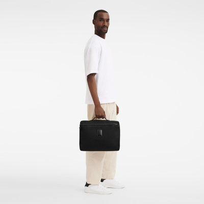 Longchamp Boxford S Briefcase Black - Canvas outlook