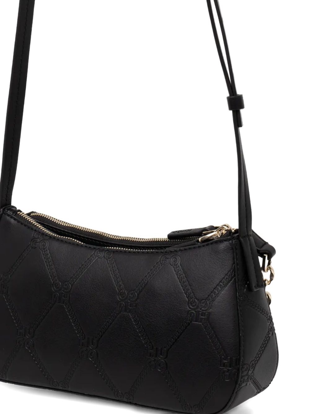 logo-lettering cross body bag - 3