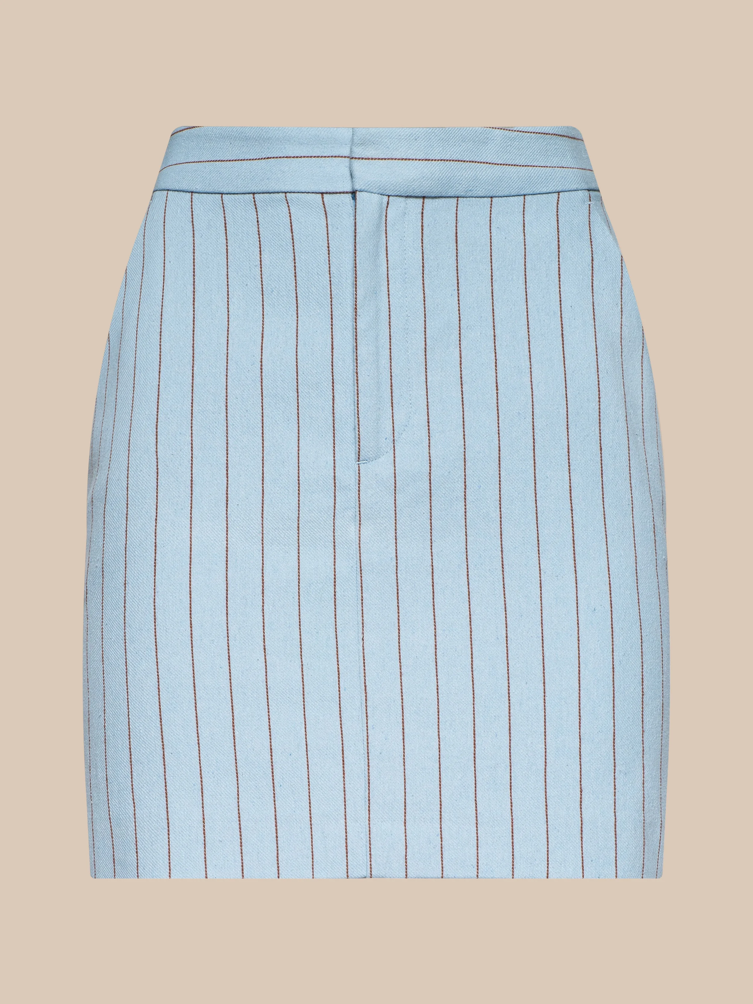Vera Pinstriped Mini Skirt - 1