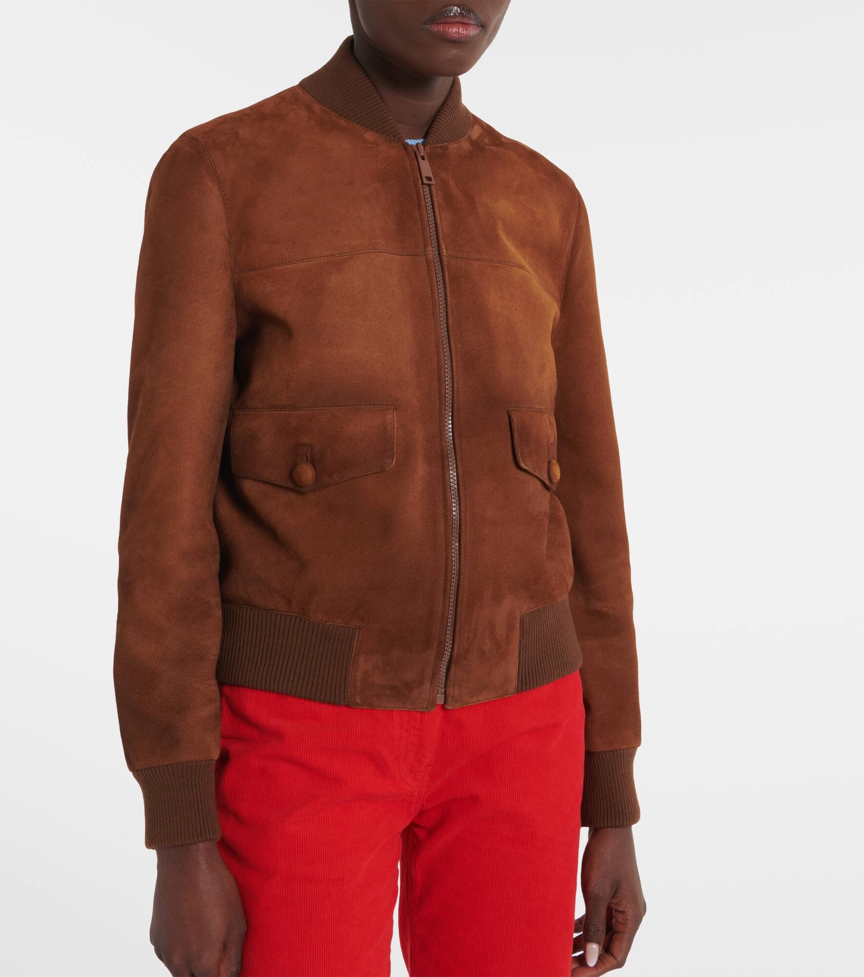 Suede blouson - 7
