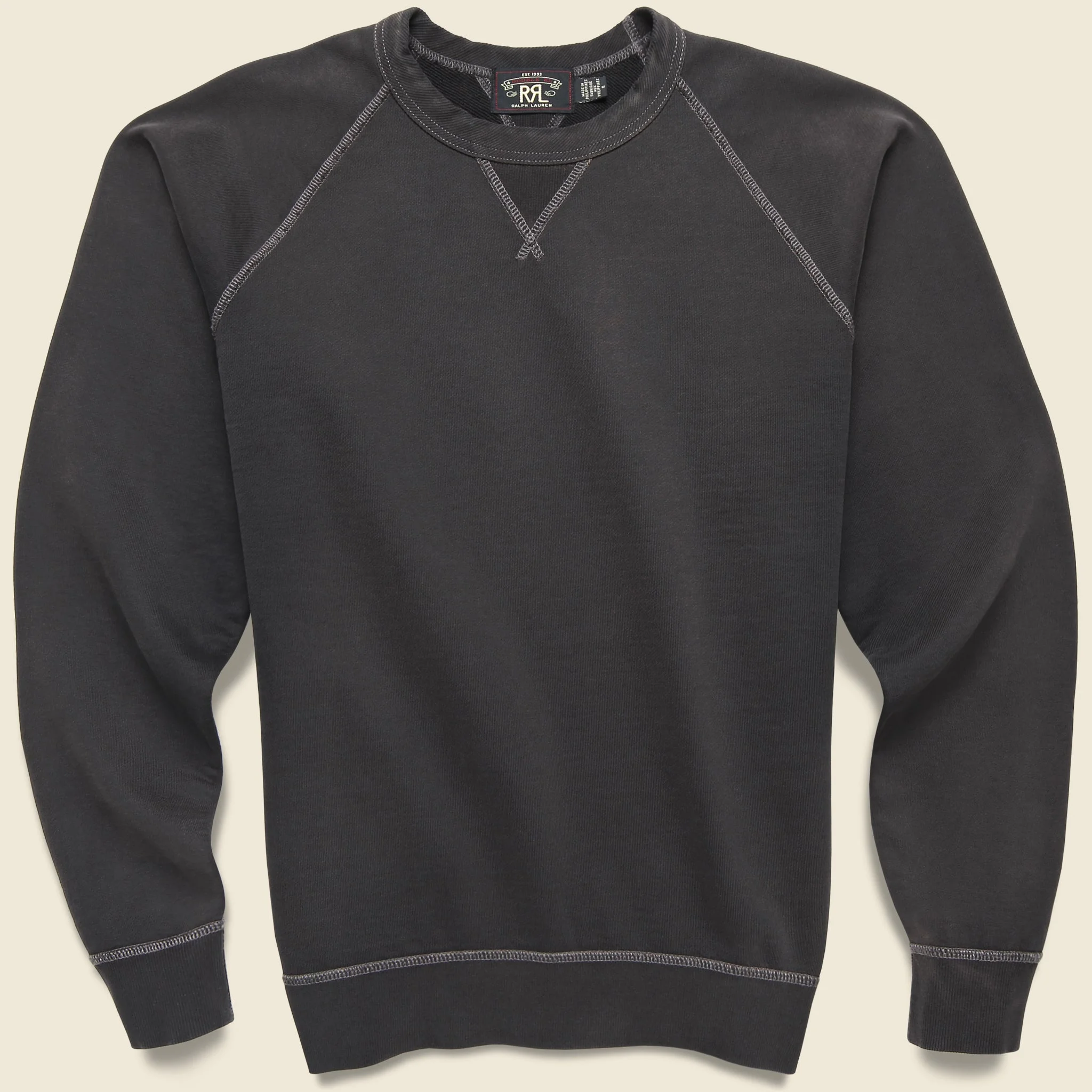French Terry Sweatshirt - Black Indigo - 1
