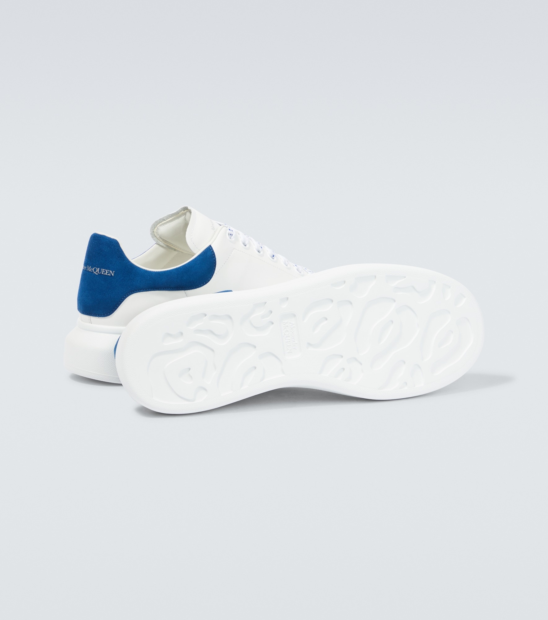 Oversized leather sneakers - 7