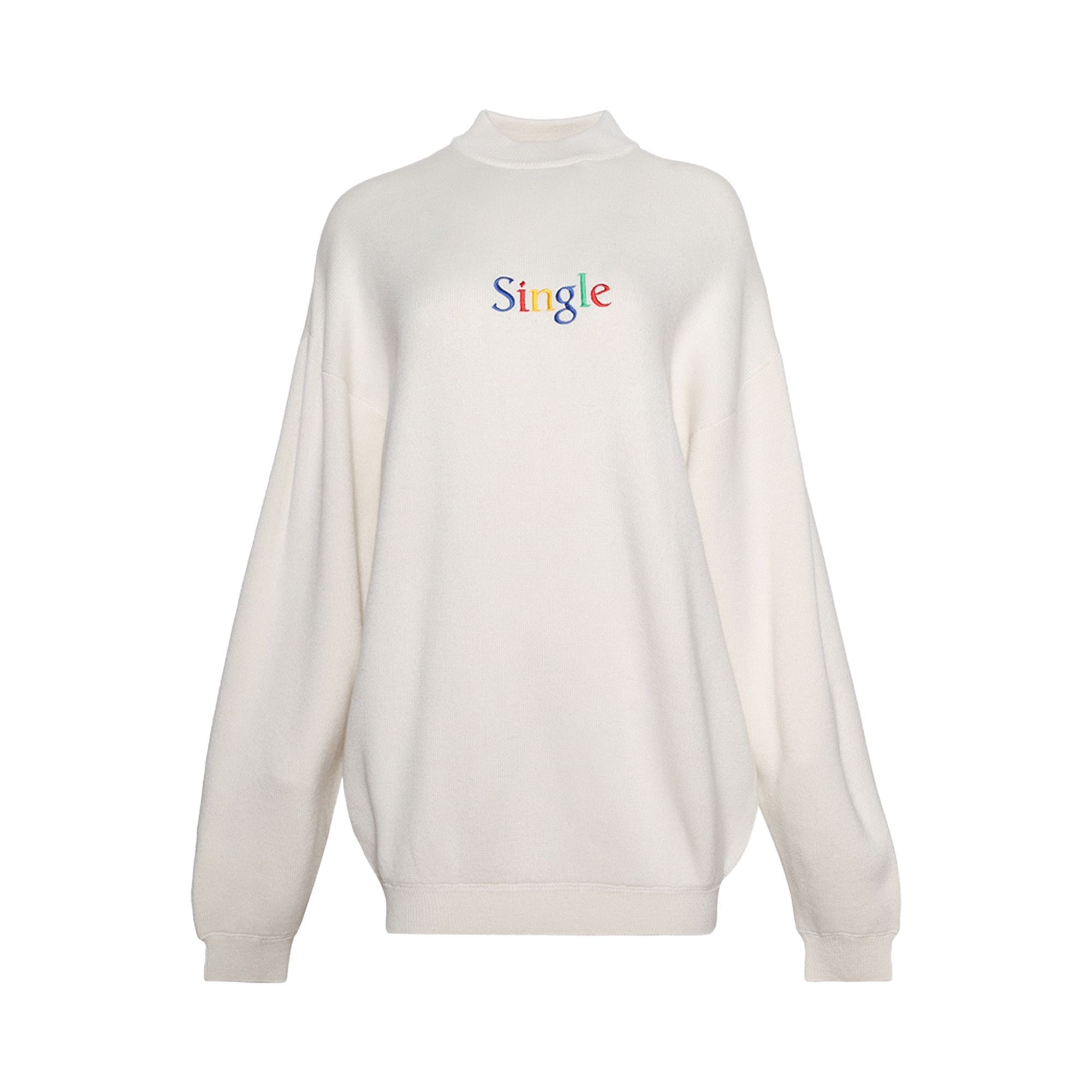 Vetements Single Sweater 'White' - 1