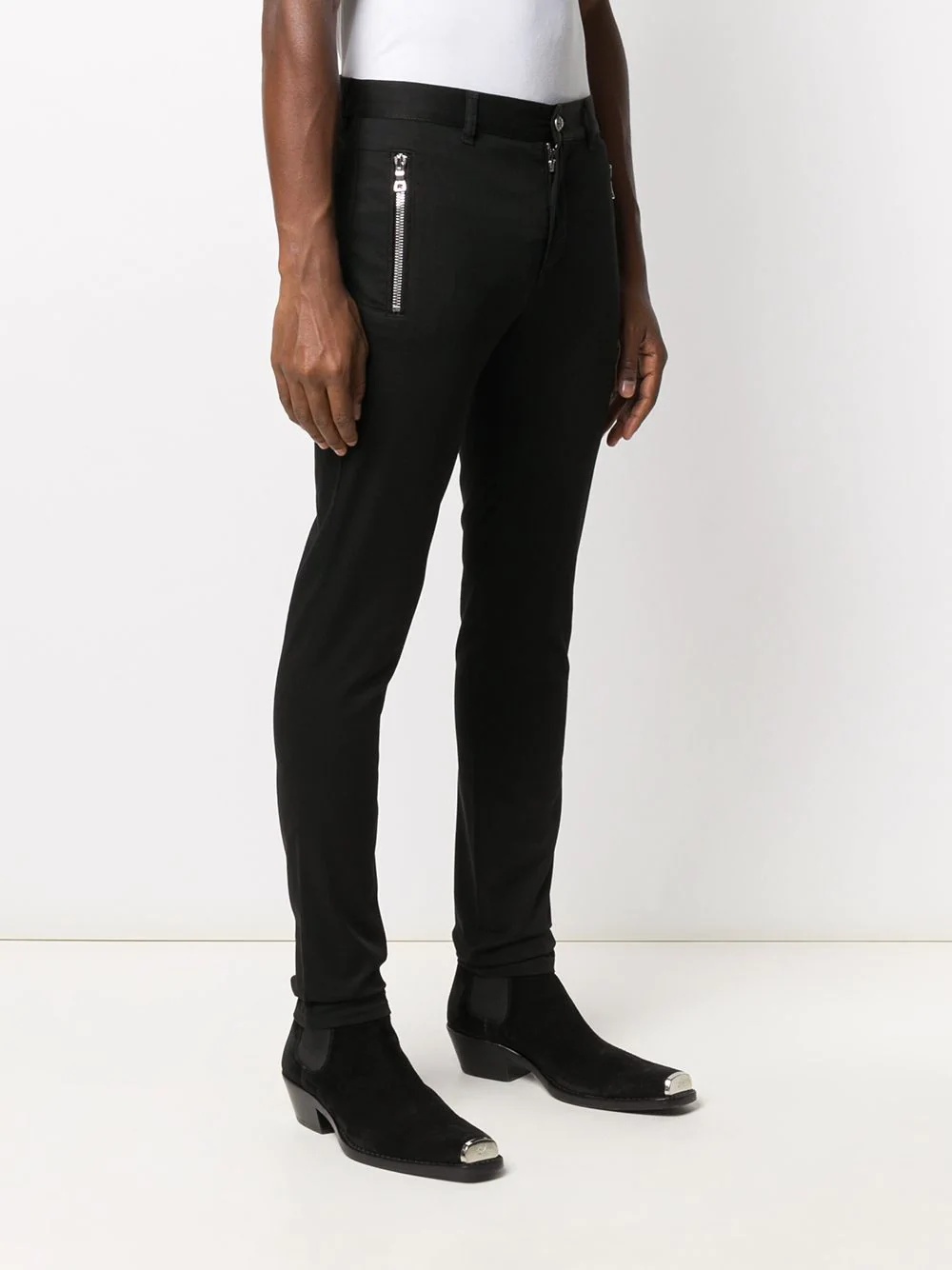 slim fit chino trousers  - 3