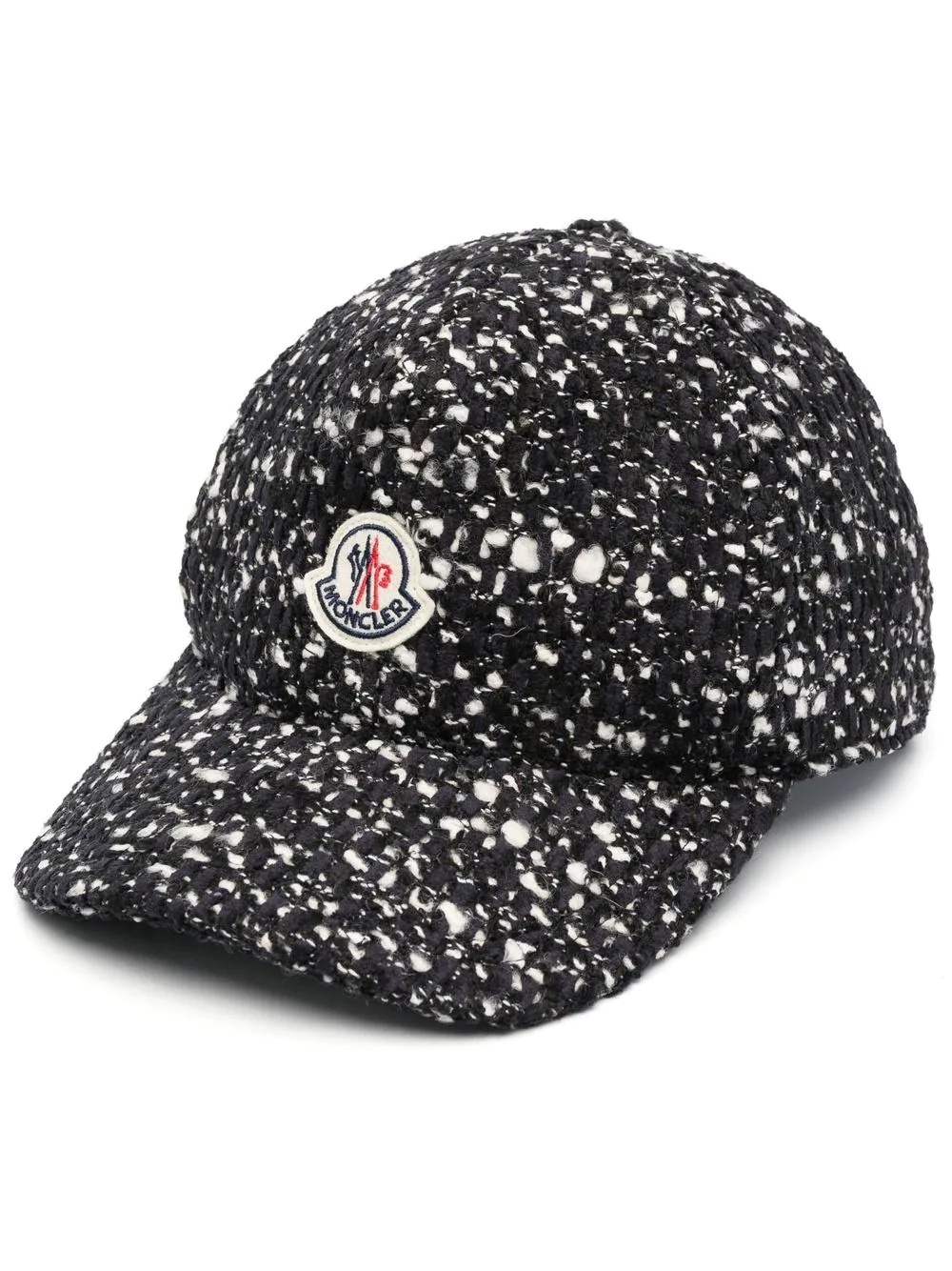 speckled logo-patch cap - 1