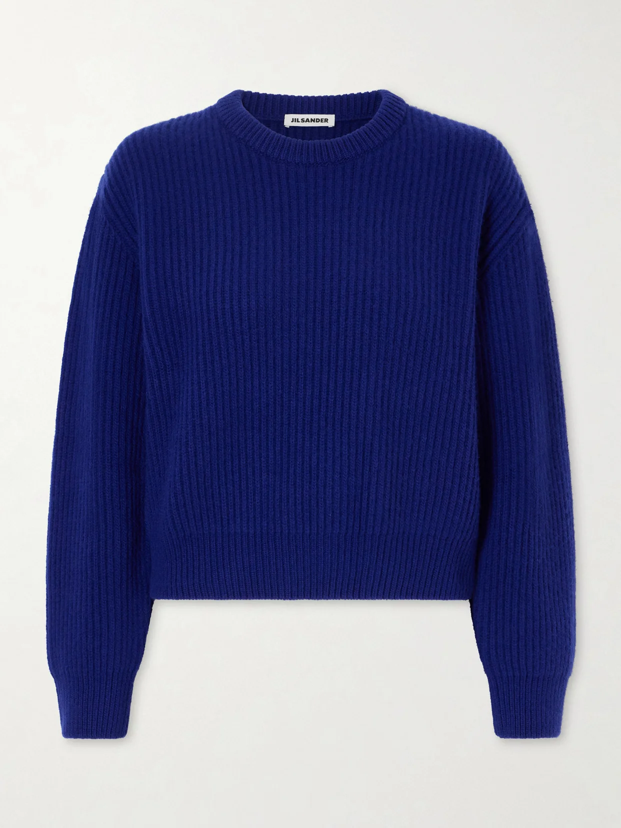 Ribbed-knit Wool Sweater - 1