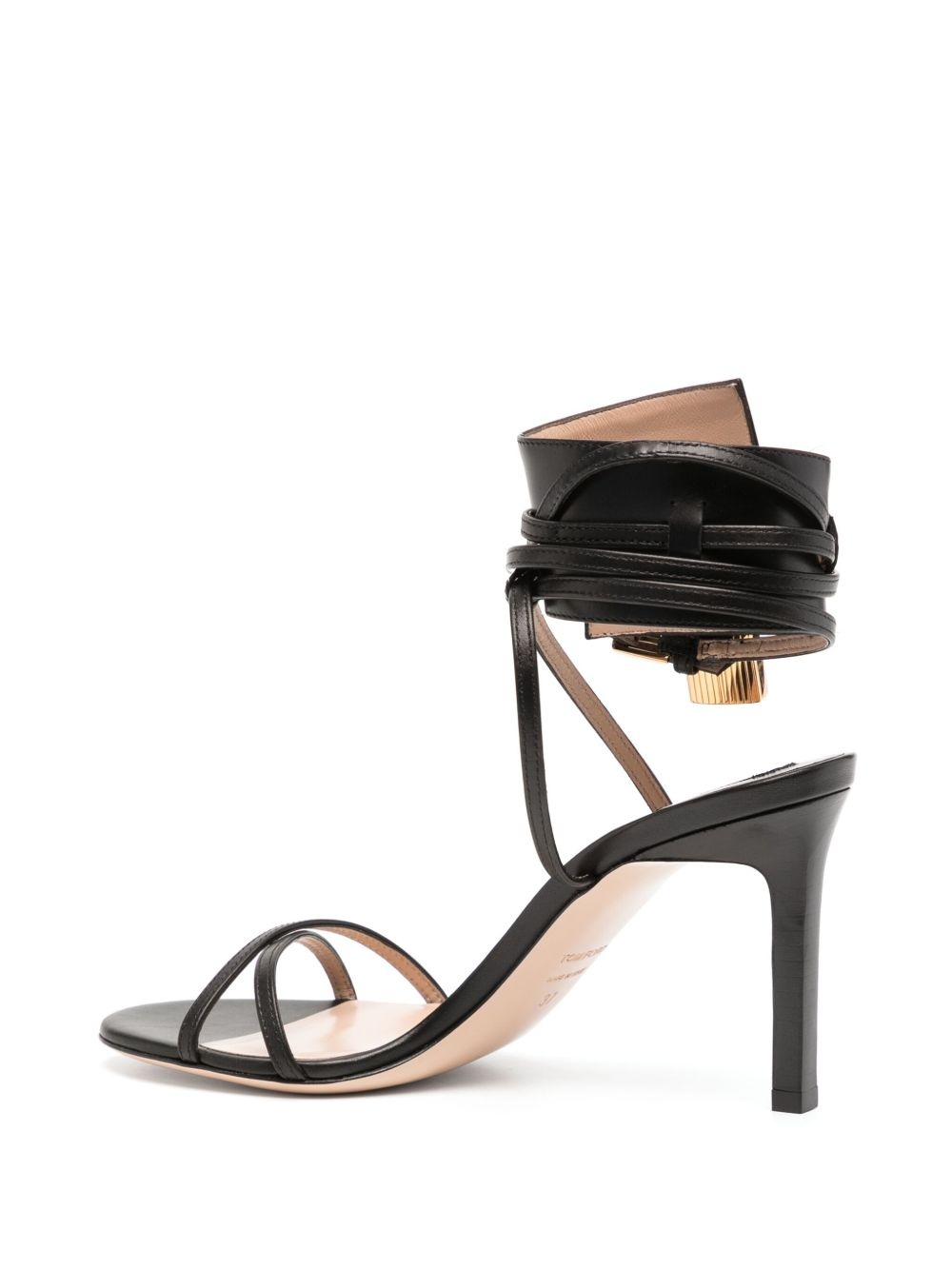 82mm leather sandals - 3