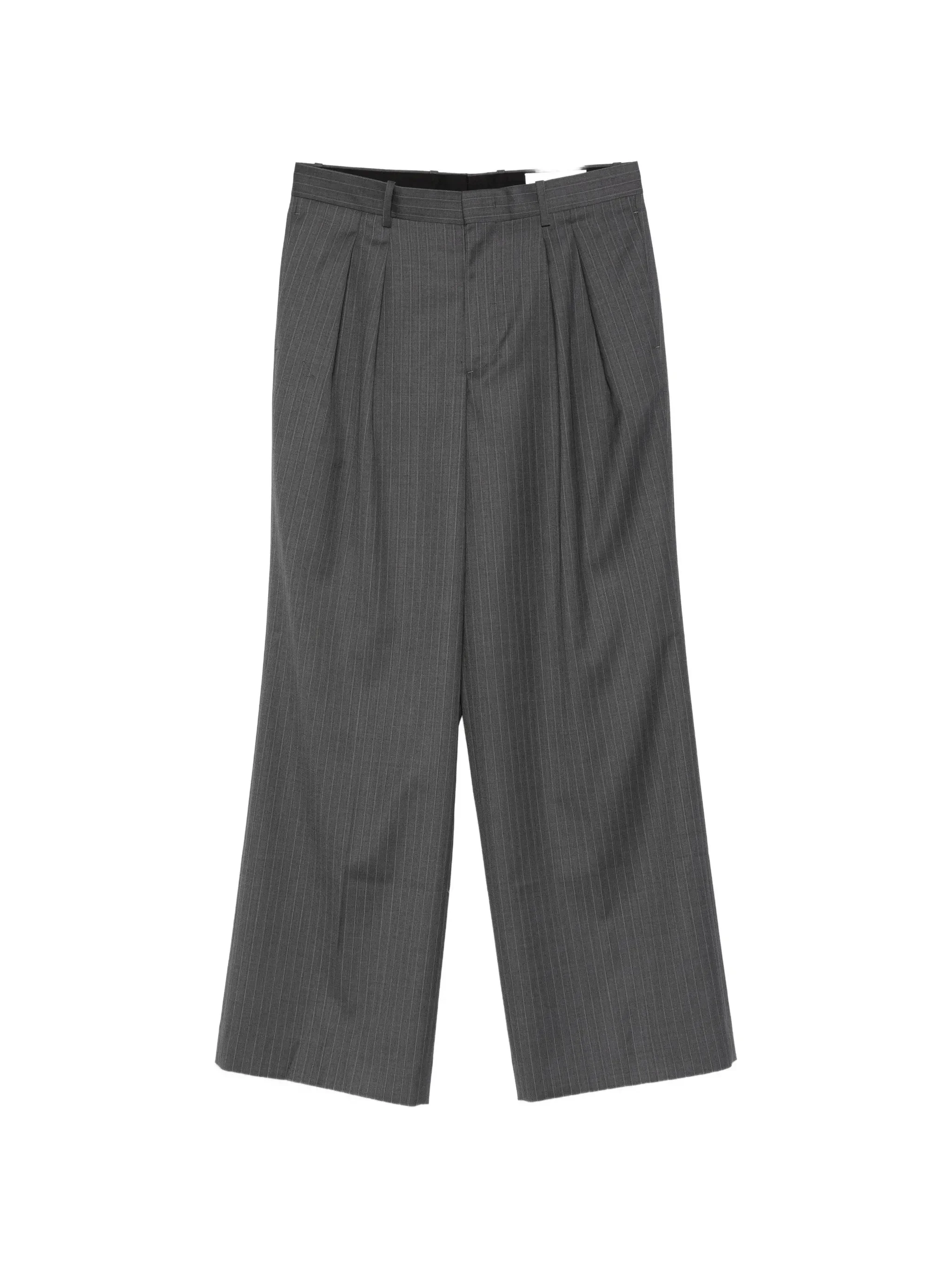 Tonywack Striped Pleated Tailored Trousers - 1