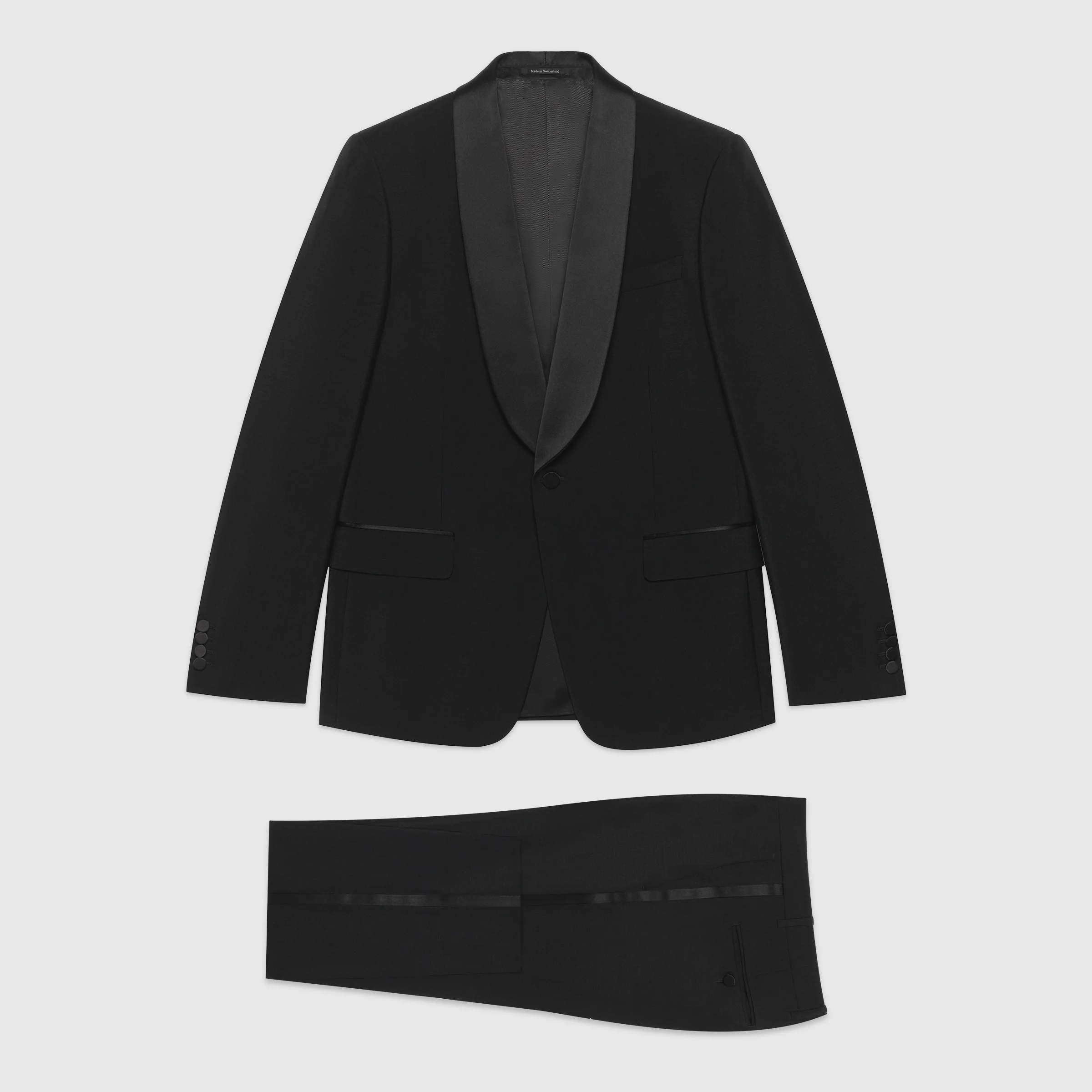 Slim fit wool suit - 1