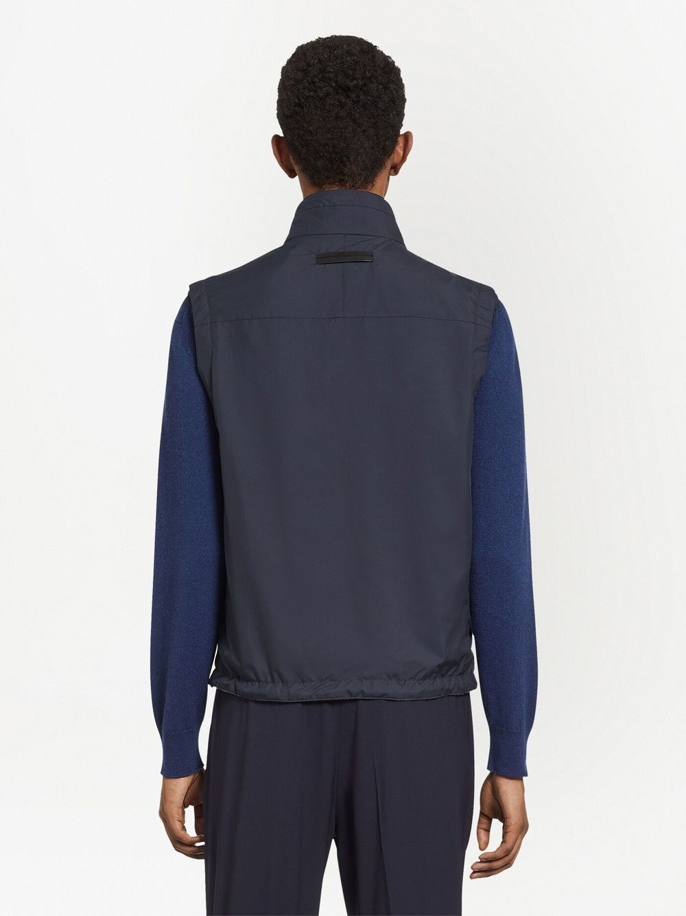 reversible zip-up vest - 4