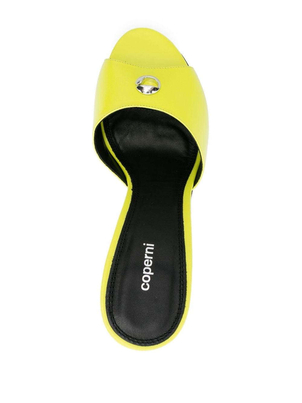 95mm logo-plaque leather mules - 4