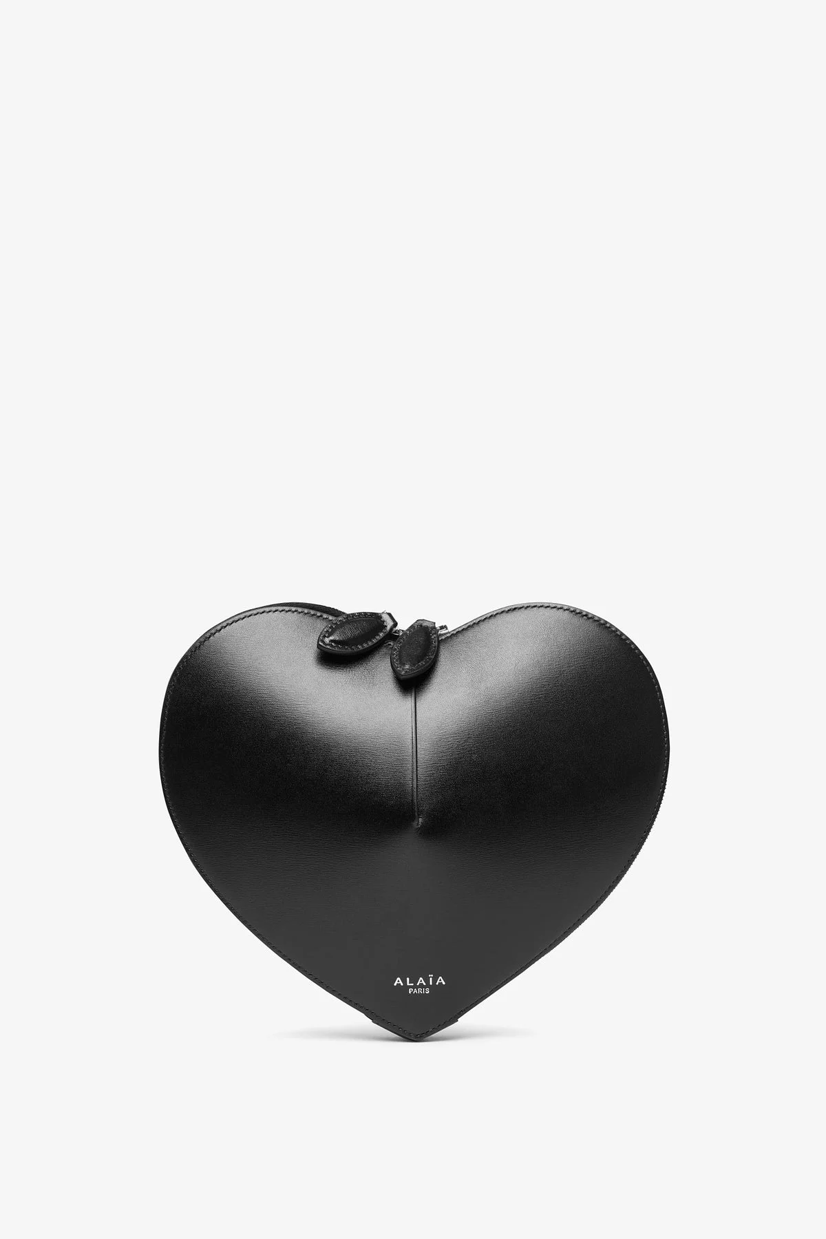 Le Coeur black leather crossbody bag - 1