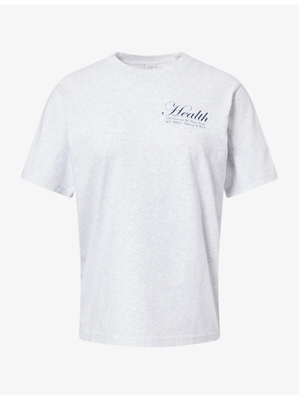 NY Health Brand-Print Cotton T-Shirt - 1